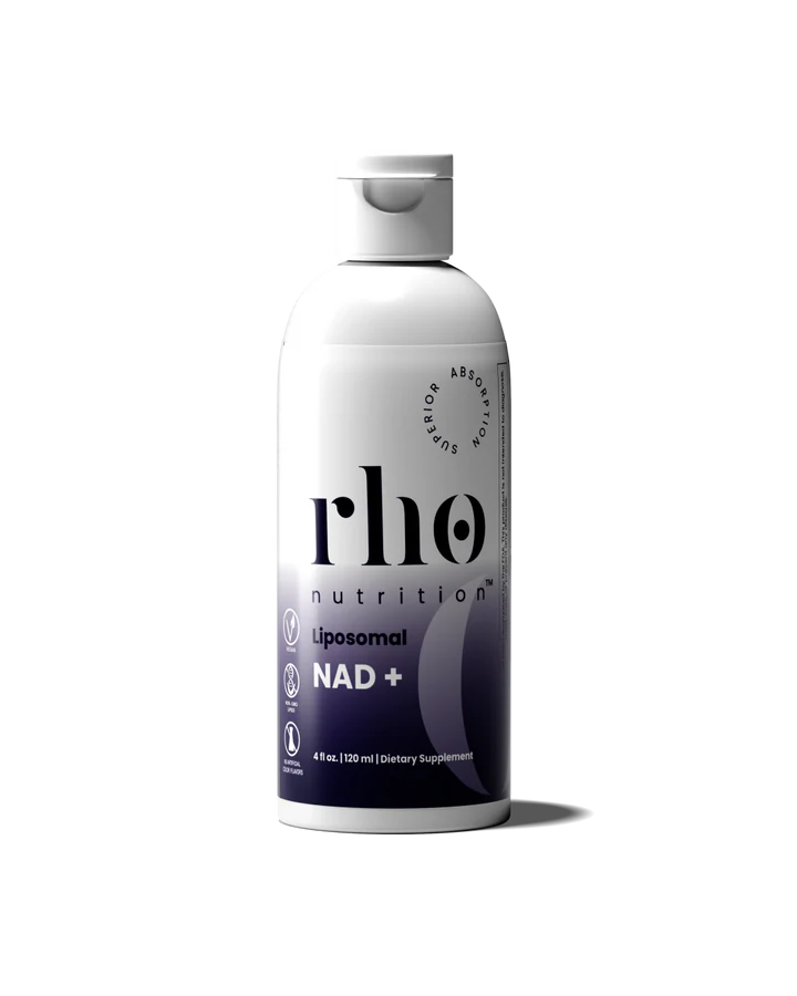 Rho Nutrition Liposomal NAD+ – Liquid Supplement Designed to Help Support Absorption – Active Form of NAD+ Helps Support Normal Cellular Health, Healthy Aging, Energy Metabolism and Overall Vitality