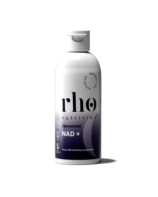 Rho Nutrition Liposomal NAD+ – Liquid Supplement Designed to Help Support Absorption – Active Form of NAD+ Helps Support Normal Cellular Health, Healthy Aging, Energy Metabolism and Overall Vitality